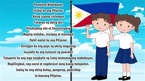 Panatang Makabayan: Patriotic Oath of the Philippines .
